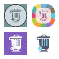 Dustbin Vector Icon