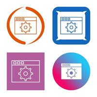 Unique Settings Vector Icon