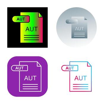 icono de vector automático