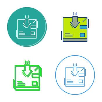icono de vector de retorno