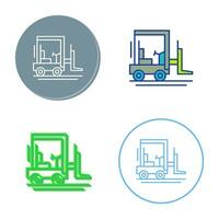 Forklift Vector Icon