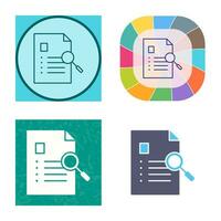 Unique Case Study Vector Icon