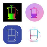 French Press Vector Icon