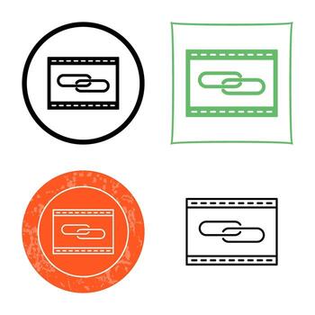 Unique Link Optimization Vector Icon