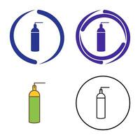 Unique Oxygen Tanks Vector Icon