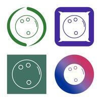 Bowling Ball Vector Icon