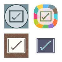 Checkbox Vector Icon