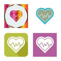 Heart Beat Vector Icon