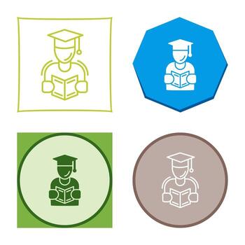 icono de vector de aprendizaje
