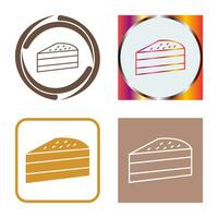 Cake Slice Vector Icon