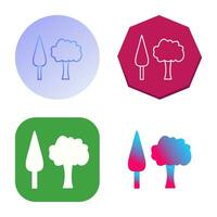 Trees Vector Icon