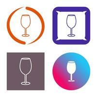 icono de vector de copa de vino