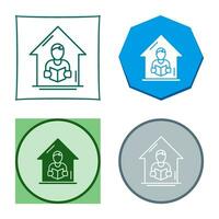 Home Learning Vector Icon