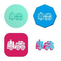 Tow Truck Vector Icon