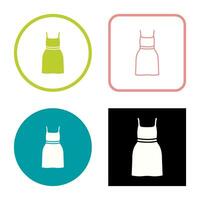 Cocktail Dress Vector Icon