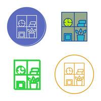 Bookshelf Vector Icon