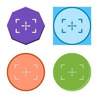 Unique Focus Vector Icon