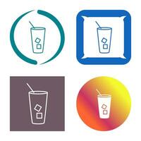 Iced Coffee Vector Icon