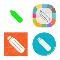 Unique USB Drive Vector Icon