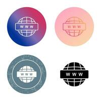 World Wide Web Vector Icon