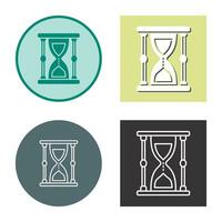 icono de vector de reloj de arena