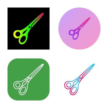 icono de vector de tijeras