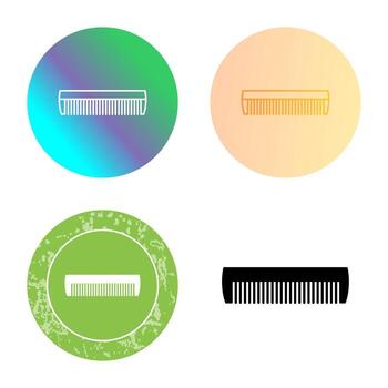 icono de vector de peine