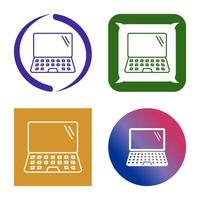 icono de vector de laptop