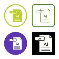 AI Vector Icon