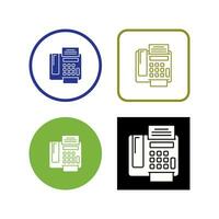 fax Machine Vector Icon