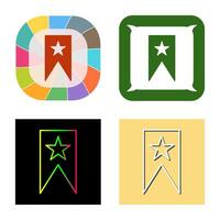 Unique Bookmarking Services Vector Icon