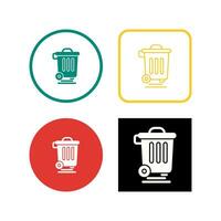 Dustbin Vector Icon