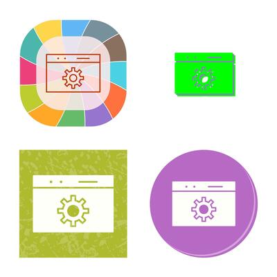 Unique Web Optimization Vector Icon
