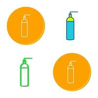 Unique Oxygen Tanks Vector Icon