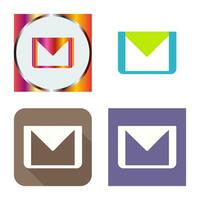 Unique Email Vector Icon