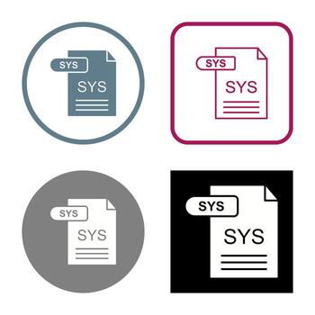 SYS Vector Icon