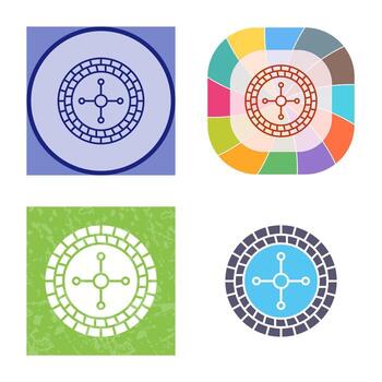 Roulette Vector Icon