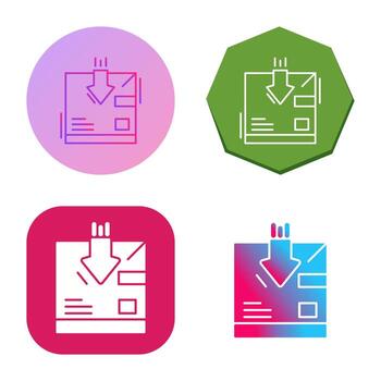 icono de vector de retorno