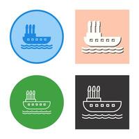 Steamboat Vector Icon