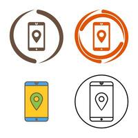 Unique GPS Service Vector Icon