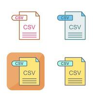 CSV Vector Icon