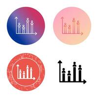 Candidate Graph Vector Icon