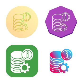 icono de vector de datos