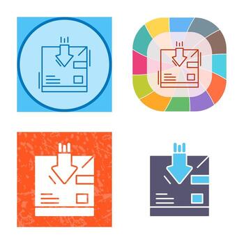 icono de vector de retorno