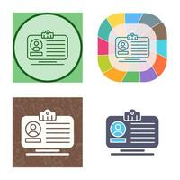 Id Card Vector Icon