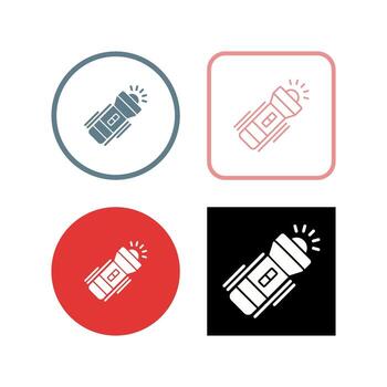 Flashlight Vector Icon