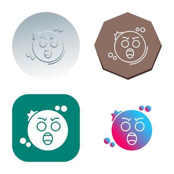 icono de vector de choque