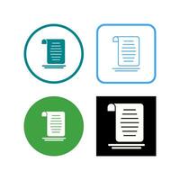 Document Vector Icon