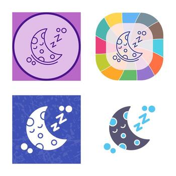 Sleeping Vector Icon