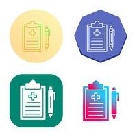 Medical Record Vector Icon